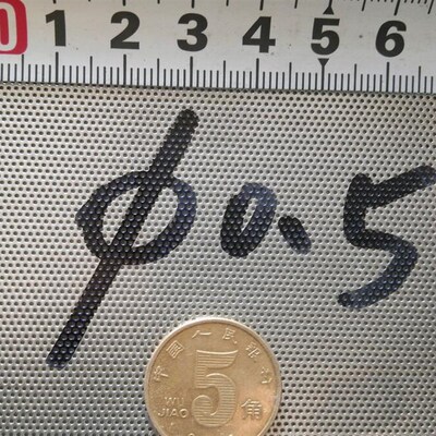 微孔网板0.4mm0.5mm孔0.6mm0.8mm1mm孔径圆孔冲孔板多孔板筛片等
