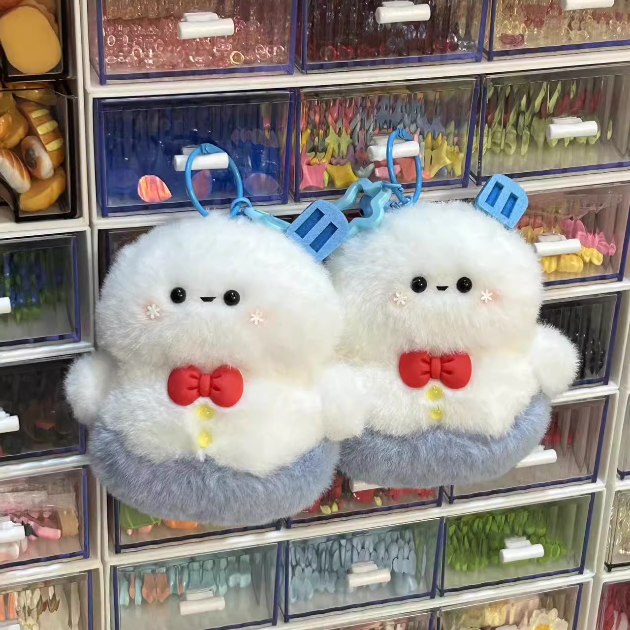 吱吱叫小兔子挂件可爱毛绒玩偶