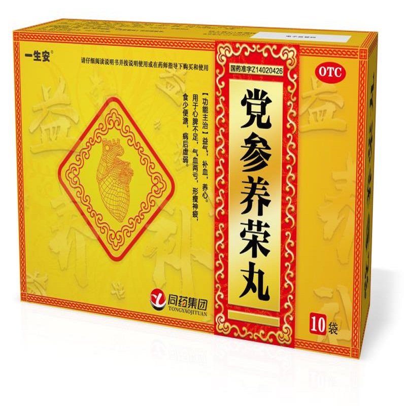 一生安 党参养荣丸 9g*10袋*6小盒/盒