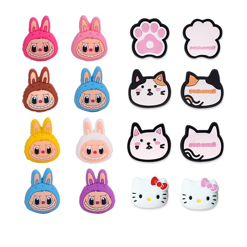 网球拍卡通避震器labubu拉布布避震器可爱猫掌kitty猫减震器粒