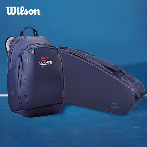 Wilson威尔胜网球包2025美网us open限量版多支装网球拍双肩背包