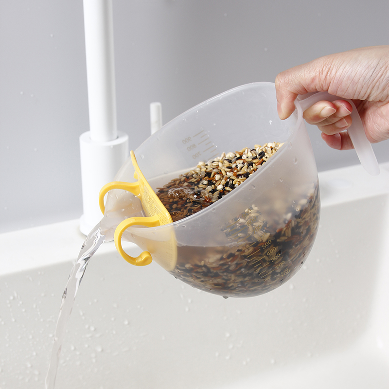 速发洗米淘米神洗器水果洗菜盆沥水篮米洗筛淘米盆杯碗漏勺量杯
