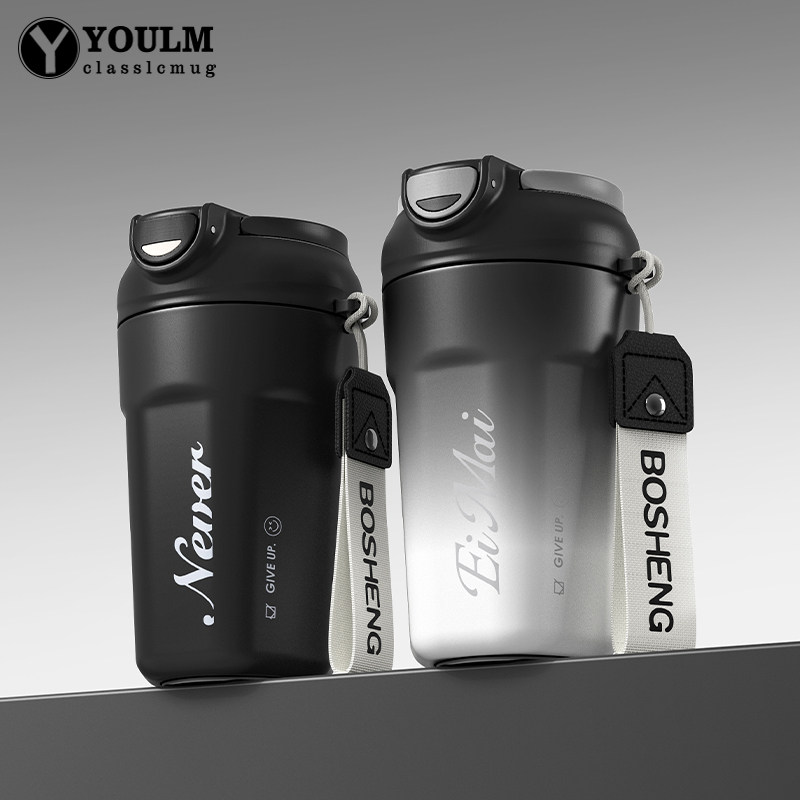 速发咖啡不高级感轻奢高颜值6杯锈钢保温杯男生202便新款5携随行