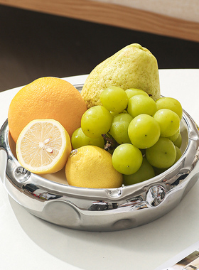 速发创意奶酪陶厅水果件客瓷茶几家用装饰摆盘零食干果盘轻奢高档