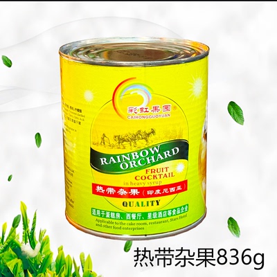 即食糖水热带杂果罐头836g