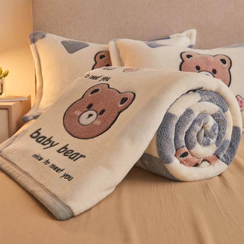 毛毯珊瑚绒盖毯法兰绒毯子卡通沙发毯单人床单单件空调午睡毯被子,床上用品,休闲毯/毛毯/绒毯,淘宝优惠券,粉丝福利购,淘宝优惠卷