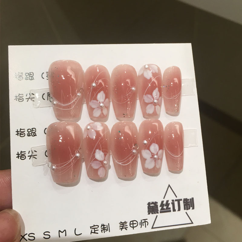 【买一送一】纯手工手绘穿戴甲