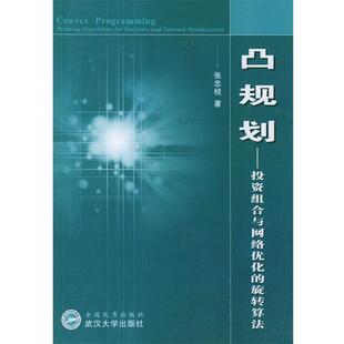 张忠桢 著凸规划:投资组合与网络优化的旋转算法(正版旧书包邮)武汉大学出版社9787307041004