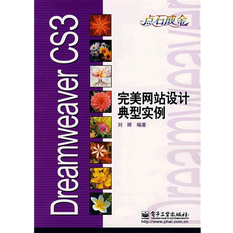 刘晖　编著Dreamweaver CS3完美网站设计典型实例（正版旧书包邮）电子工业出版社9787121063299