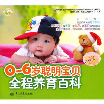 程玉秋　主编VIP0～6岁聪明宝贝全程养育百科（正版旧书包邮）电子工业出版社9787121152702