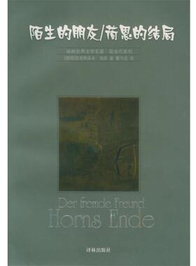 （德）海因（Hein,C.） 著,曹乃云 译陌生的朋友：荷恩的结局——世界文学名著·现当代系列（正版旧书包邮）译林出版社