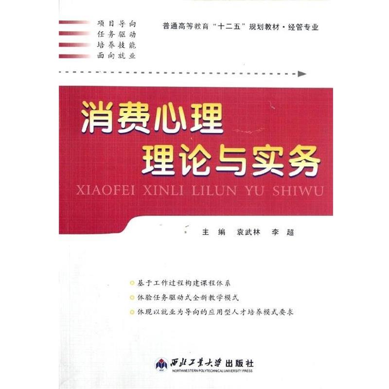 袁武林,李超消费心理理论与实务（正版旧书包邮）西北工业大学出版社9787561231111
