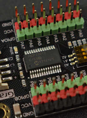 Gravity：MCP23017 IIC 16位数字IO扩展模块