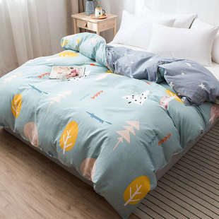 纯棉被套单件200x230双人1.8x2.0m儿童全棉单人被罩150x200 春秋季