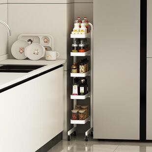 厨房夹缝置物架多层落地25cm宽小尺寸超窄冰箱缝隙收纳轻便小推车