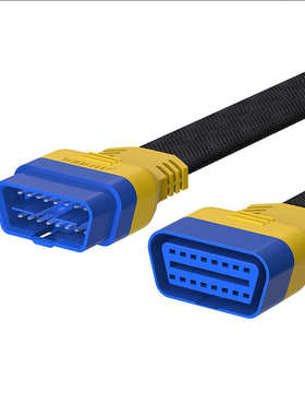汽车检测仪OBD延长线车载电脑X431连接线货车obd2公对母转接线