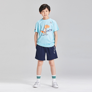 MOUNT儿童羽毛球服T恤速干网球服夏季 运动训练服 短袖 吸汗透气薄款
