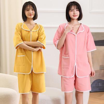 冬季汗蒸服女2024新款纯棉洋气高档情侣装全棉男款大码200斤浴服