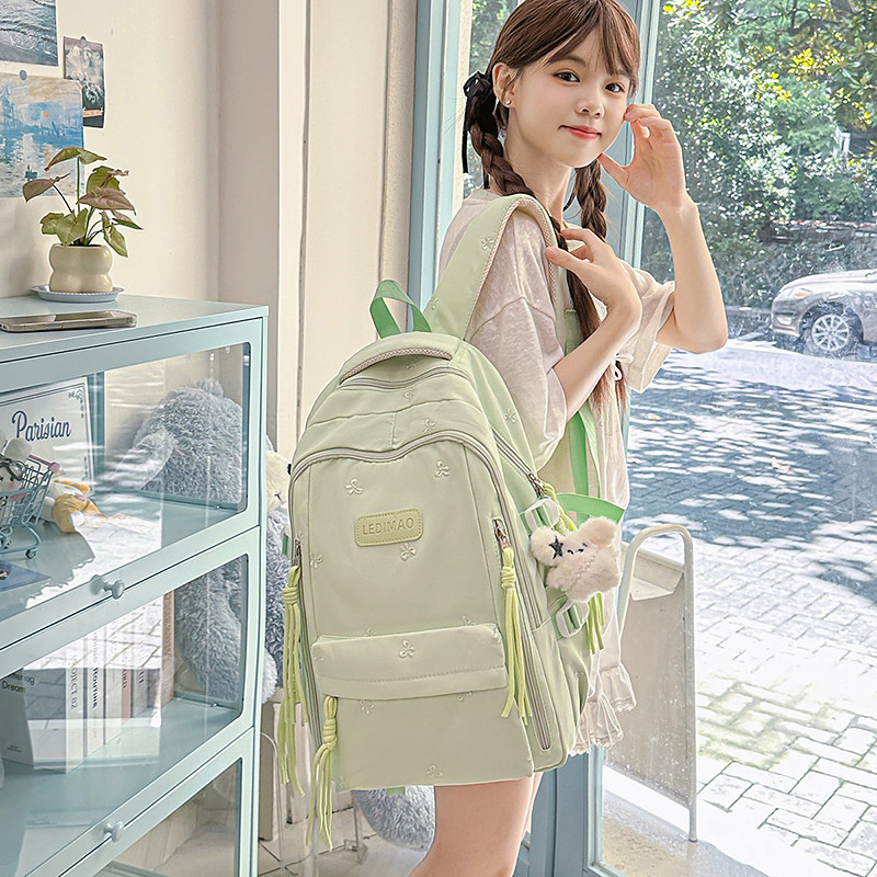 儿童书包女生小学生2026新款大容量初中生高中生可爱女孩双肩背包