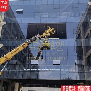 不锈钢菱形切面雕塑抽象人物雕塑企业文化雕塑厂家