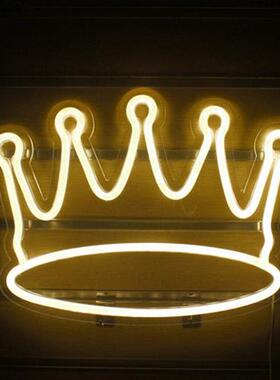 led霓虹灯跨境电商发光造型氛围灯透明背板广告牌标志LED装饰灯