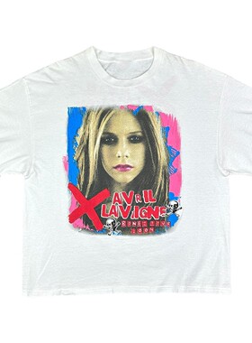 Avril Ramona Lavigne short sleeves艾薇儿潮流嘻哈创意短袖T恤