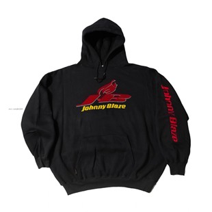 blaze潮牌高街质感街头硬挺连帽卫衣 Johnny WHO CARE复古大百科