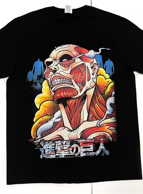 Attack on Titan tee/tshirt Y2K style进击的巨人设计感短袖T恤