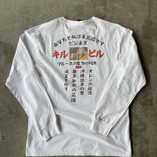 WHO CARE复古大百科KillBill电影杀死比2尔爱的大逃杀不透长袖T恤