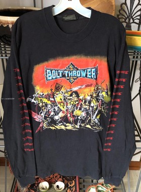 Bolt Thrower The IVth Crusade Darkness logo乐队嘻哈长袖T恤