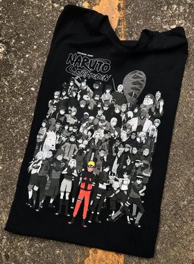 NARUTO火影忍者疾风传短袖T恤日系高街二次元少年感short sleeves