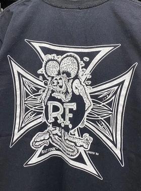 WHO CARE复古大百科 美式高街Ratfink Mooneyes 短袖T恤 高级感