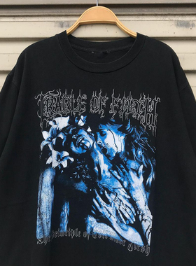 basketball污秽摇篮乐队美式高街摇滚朋克短袖T恤short sleeves