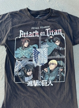 Attack on Titan tee/tshirt Russell Athletic进击的巨人短袖T恤