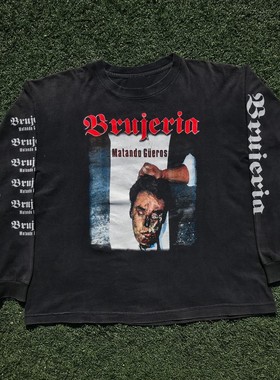 WHO CARE复古大百科  Matando Güeros嘻哈rapper穿搭OS长袖T恤