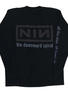 Nine Inch Nails Long Sleeve九寸钉乐队摇滚风美式基础款长袖T恤