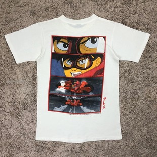 WHO CARE复古大百科AKIRA阿基拉短袖T恤大友克洋高街漫画vintage