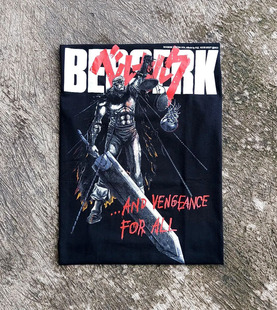 Berserk Guts Anime BlackTee剑风传奇凯兹日系街头穿搭短袖T恤