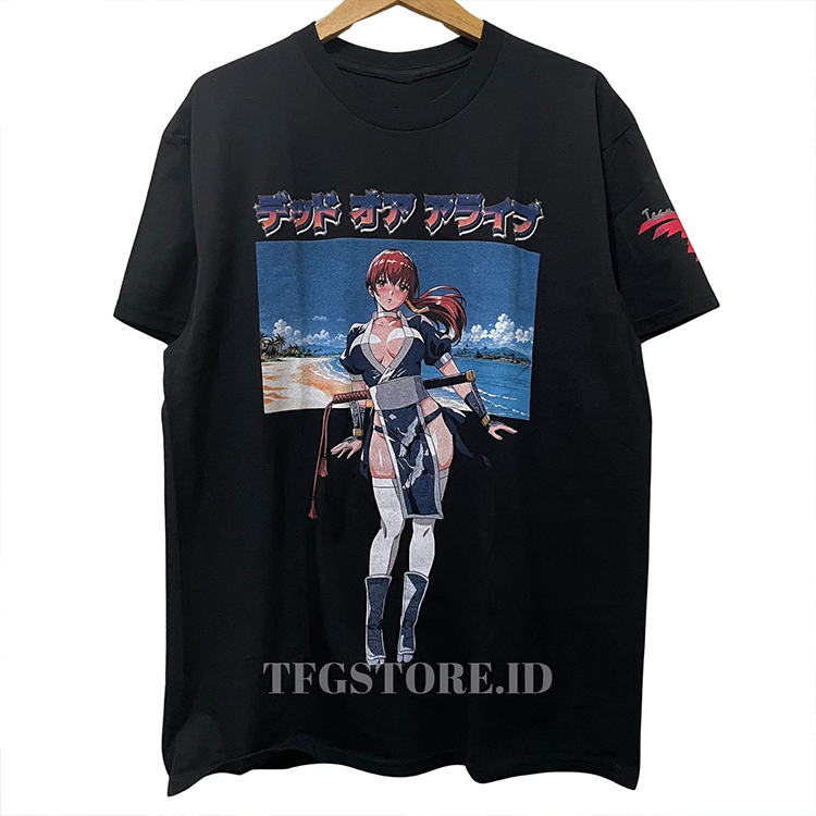 WHO CARE复古大百科  二次元插画Koei Tecmo霞休闲街头短袖T恤