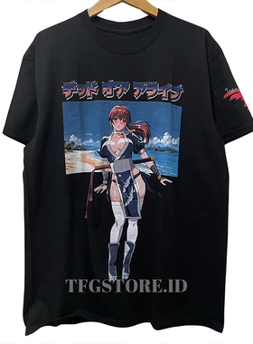 WHO CARE复古大百科  二次元插画Koei Tecmo霞休闲街头短袖T恤