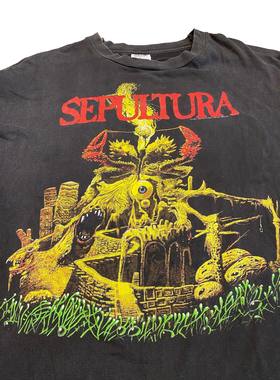 meaningless movements logo Long Sleeve垂感宽松长袖T恤复古