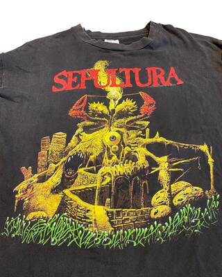 meaningless movements logo Long Sleeve垂感宽松长袖T恤复古