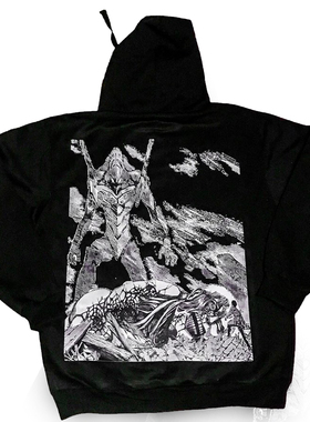 Shingeki no Kyojin Sweatshirtlook进击的巨人EVA初号机连帽卫衣
