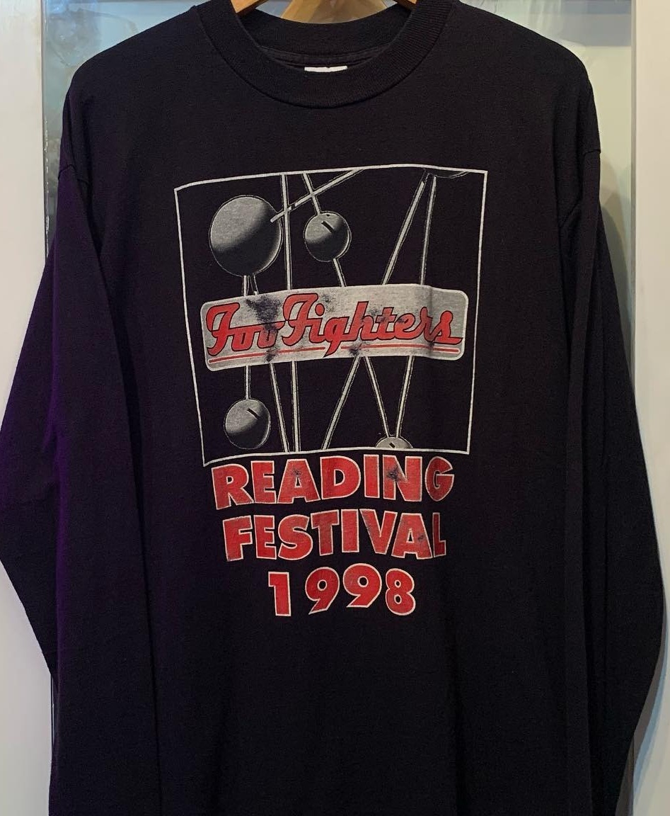 WHO CARE复古大百科 Y2K美式Foo Fighters长袖T恤 高街hiphop