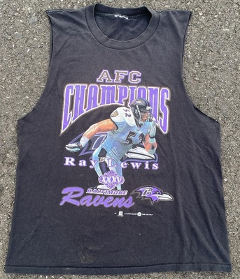 Baltimore Ravens Ed Reed tee/tshirt摩乌鸦队运动小众无袖T恤