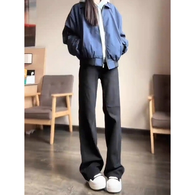 cleanfit微喇牛仔裤男修身显瘦