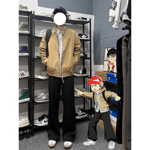 黑色517柳叶弯刀牛仔裤男款