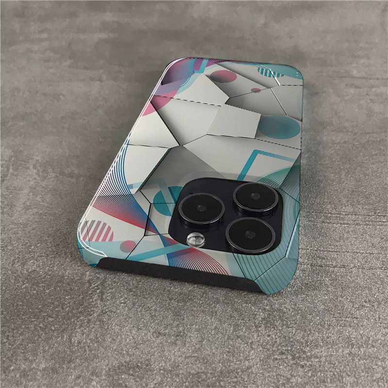 3D格拼接适用苹果16手机壳iphone15promax简约SE2菲林XR半包硬壳xs保护套7/8/14plus超薄13大孔12mini高级11