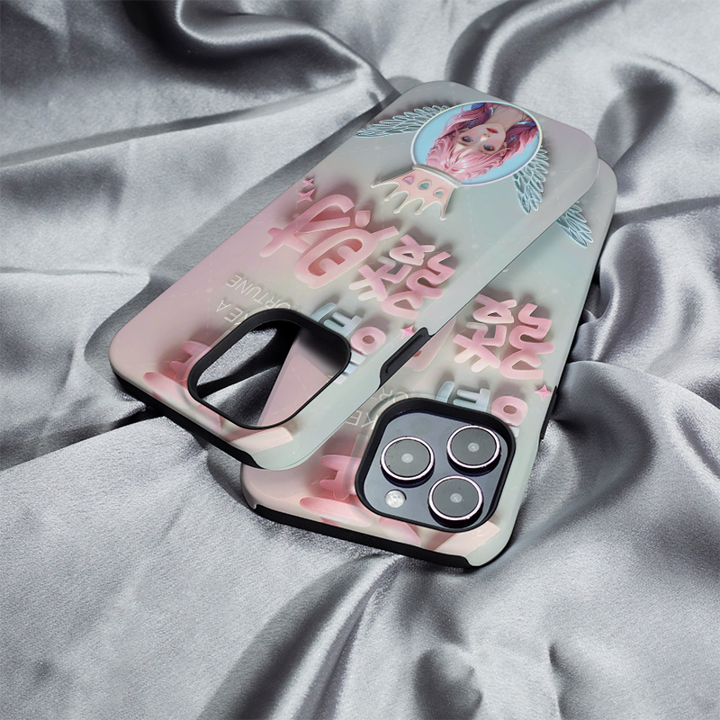 公主请发财iphone16Promax手机壳13适用苹果15plus保护套菲林硬壳12mini二合一XS/XR高级11防摔7/8/SE2全包14