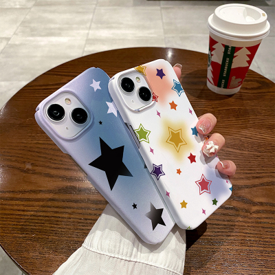 ins个性星星适用OPPOR15手机壳RENO4/6/8PRO新款全包F9菲林硬壳FINDX3保护套真我GTNEO2T超轻薄高档realmeA72